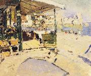 Konstantin Alexeievich Korovin On the Seashore in the Crimea oil on canvas